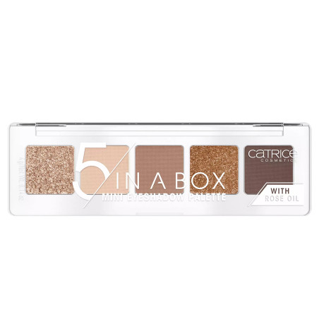 Mini Eyeshadow Palette 5 In A Box - 10 Golden Nude Look