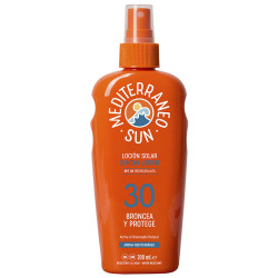 Loción Solar Bronceado Oscuro SPF 30 - Coco 200 ml - Mediterraneo Sun