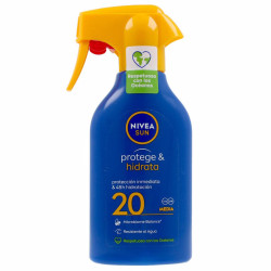 Spray do opalania chroniący i nawilżający SPF 20 - 270ml - Nivea Sun