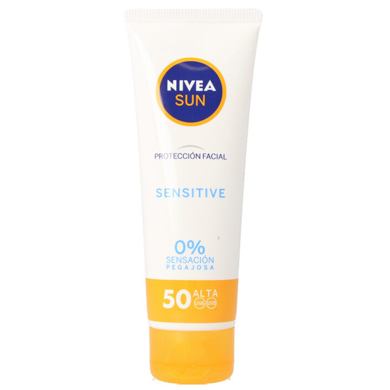 Gevoelige Gezichtsbescherming Sun Facial SPF50 50 ml - Nivea Sun