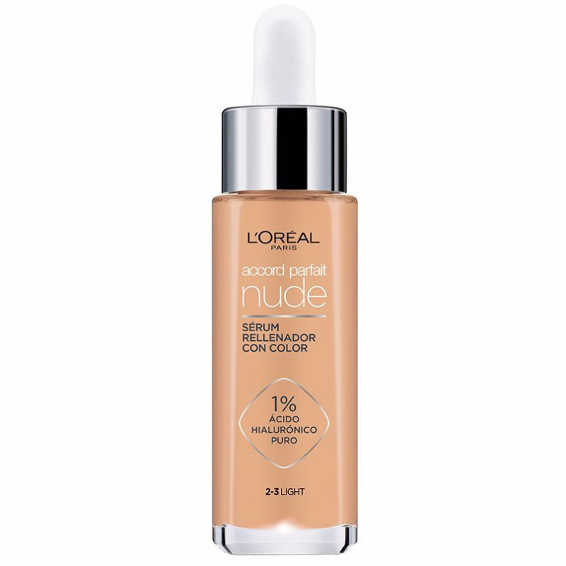 Sérum Teinté Repulpant Accord Parfait Nude - 2/3 Light - L'Oréal Paris