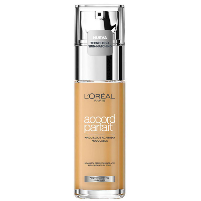 Fond de Teint Accord Parfait Acide Hyaluronique - 7R Ambre Rose - L'Oréal Paris