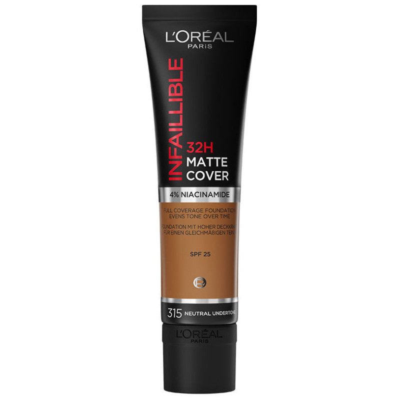 Infallible Foundation 32H Matte Cover - 315 Sous Ton Neutre - L'Oréal Paris