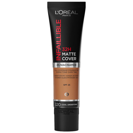 Infallible Foundation 32H Matte Cover - 320 Toffee - L'Oréal Paris