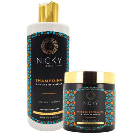 Black Seed Oil Shampoo and Mask Set - Nicky Paris