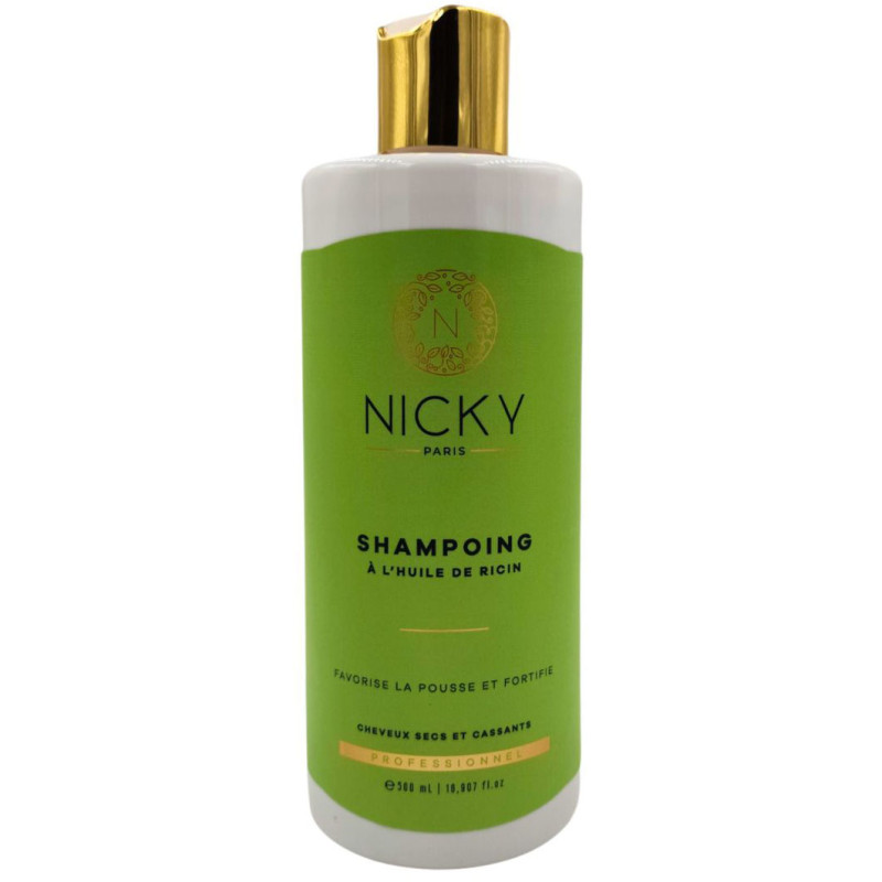 Szampon z Olejem Rycynowym 500ml - Nicky Paris