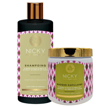 Set Shampoo and Mask with Amla Oil and Tannin - Nicky Paris