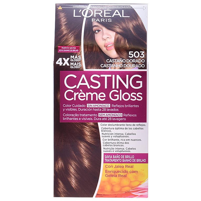 Permanent Hair Color Casting Creme Gloss - 503 Chocolat Doré - L'Oréal Paris Permanent Hair Color Casting Creme Gloss - 503 Chocolat Doré - L'Oréal Paris