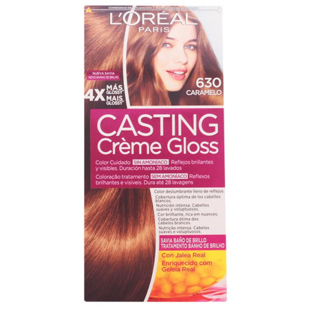 Coloration Permanente Casting Creme Gloss - 630 Caramel - L'Oréal Paris