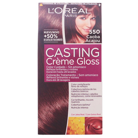 Coloration Permanente Casting Creme Gloss - 550 Acajou Délicieux - L'Oréal Paris