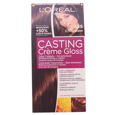 Coloration Permanente Casting Creme Gloss - 535 Chocolat - L'Oréal Paris