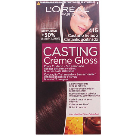 Coloration Permanente Casting Creme Gloss - 415 Marron Glacé - L'Oréal Paris