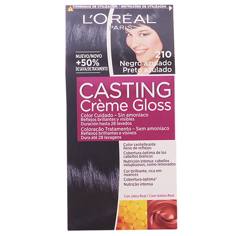 Permanente Haarkleuring Casting Creme Gloss - 210 Myrtille Noire - L'Oréal Paris