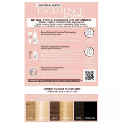 Coloration Excellence Creme Universal Nudes - 10u Blond le Plus Clair - L'Oréal Paris