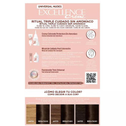 Coloration Excellence Creme Universal Nudes - 2u Brune la Plus Foncée - L'Oréal Paris