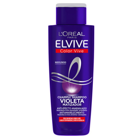 shampoing revitalisant tonifiant Elvive Color-Vive Violet - 200 ml