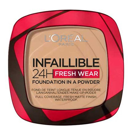 Infallible 24H Fresh Wear Powder Foundation - 140 Golden Beige - L'Oréal Paris