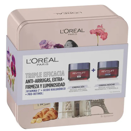 Set de Crema de Día y Noche - Extra Firmeza y Luminosidad Revitalift Laser - L'Oréal Paris