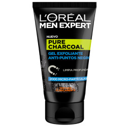 Gel Exfoliante Pure Charcoal Men Expert 100ml - L'Oréal Paris