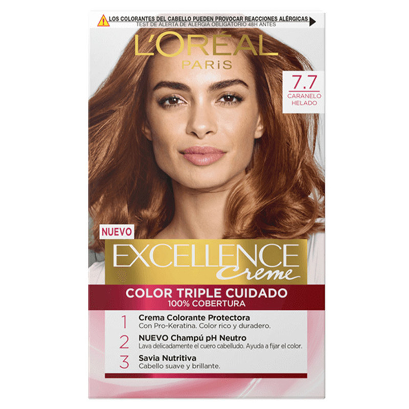Excellence Cream Hair Color - 7.7 Iced Caramel - Cosmé'chic Excellence Cream Hair Color - 7.7 Iced Caramel - Cosmé'chic