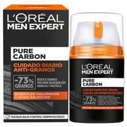 Codzienna Pielęgnacja Przeciwtrądzikowa Pure Carbon Men Expert 50ml - L'Oréal Paris