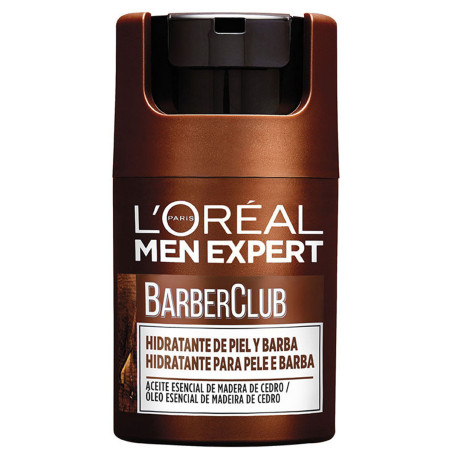 Crème Hydratante Peau et Barbe - Barber Club Men Expert 50ml - L'Oréal Paris