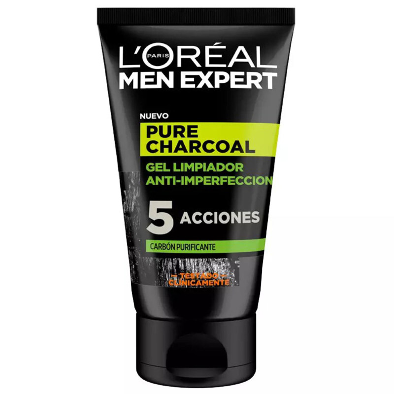 Zuiverende Kolen Reinigingsgel Men Expert 100ml - L'Oréal Paris