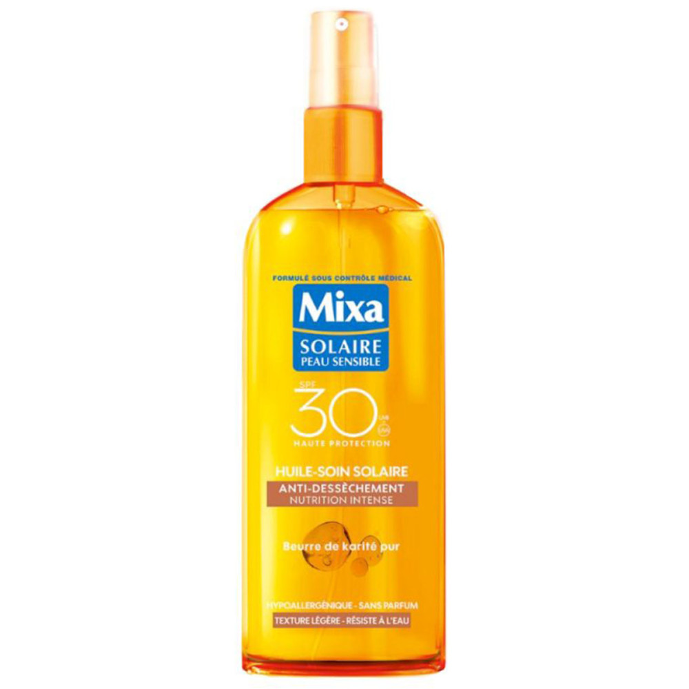 Huile Solaire Anti-dessèchement SPF 30 - Peau Sensible