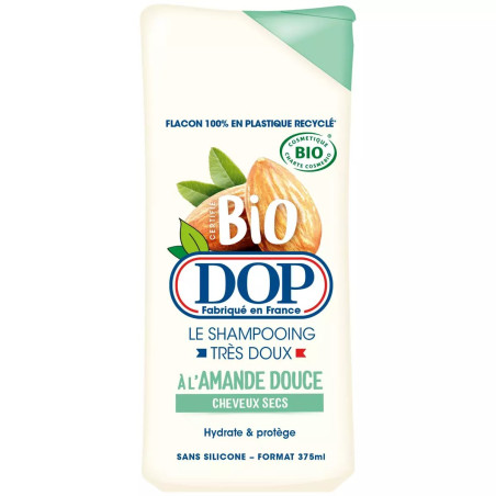 Zeer Zachte Shampoo - Biologische Zoete Amandel 375ml - Dop