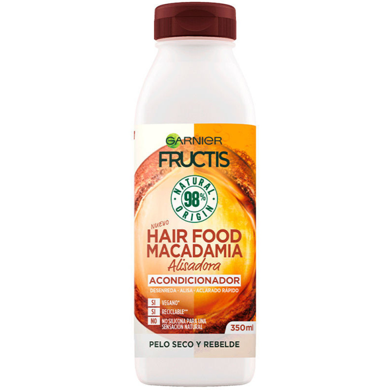 Glättender Conditioner Fructis Hair Food - Macadamia 350 ml - Garnier - Cosmé'chic