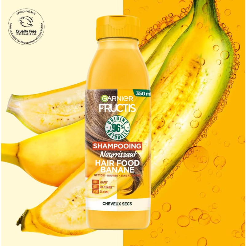 Ultra-nährendes Shampoo Fructis Hair Food - Banane 350 ml