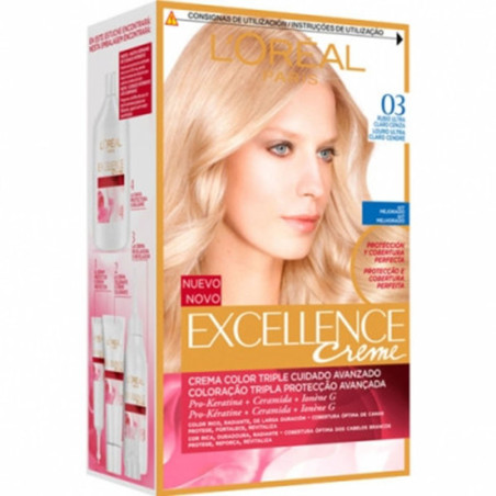 Coloration Excellence Crème  - 03 Blond Ultra Clair Cendré