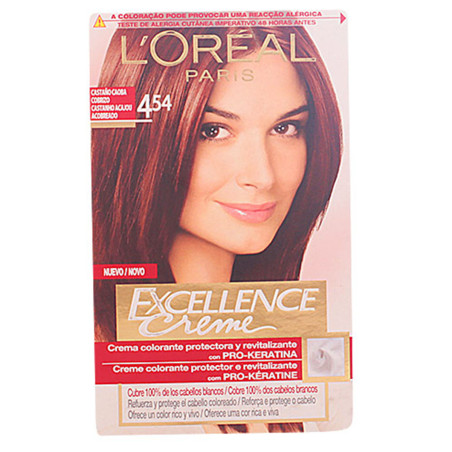 Coloration Excellence Crème - 4.54 Marron Acajou Cuivre