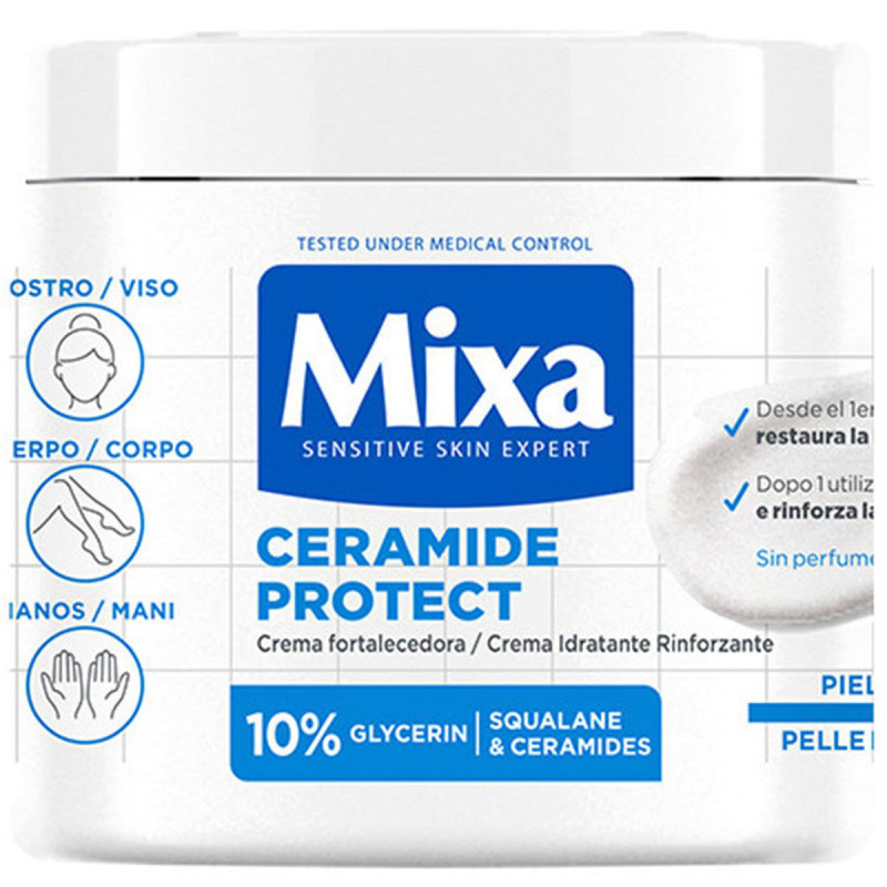 Fortifying Cream for Dry Skin Ceramide Protect 400 ml - Mixa