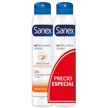 Deodorant Spray Duo Dermo Sensitiv 2 x 200 ml - Sanex