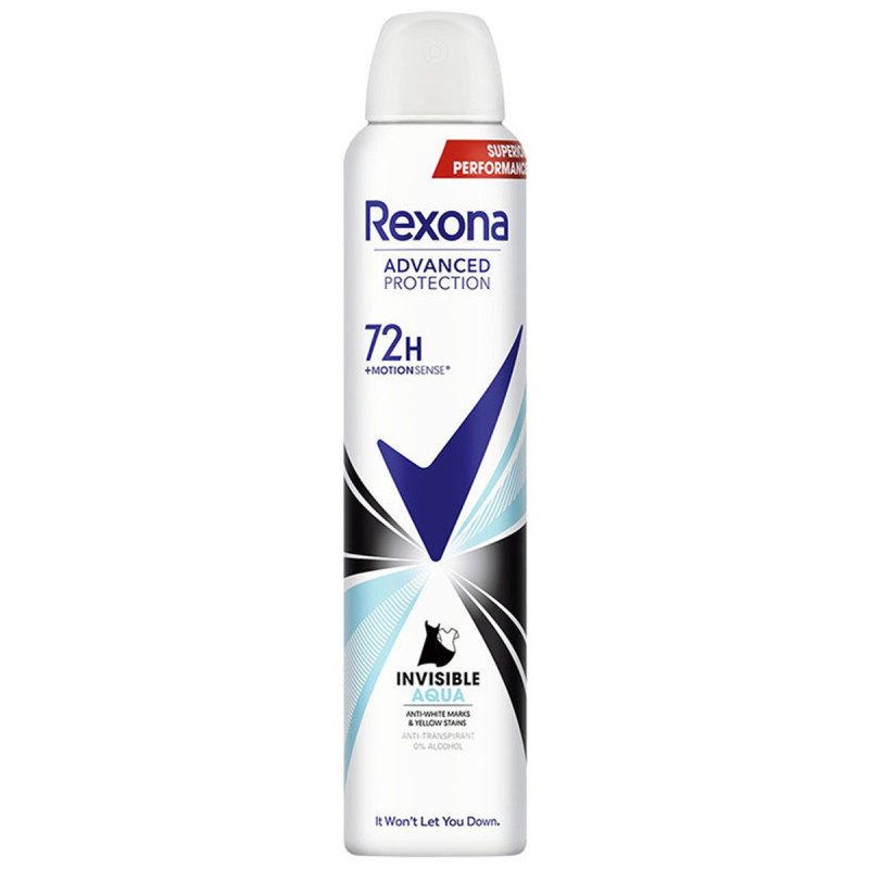 Onzichtbare Aqua Spray Deodorant 72u - 200 ml - Rexona