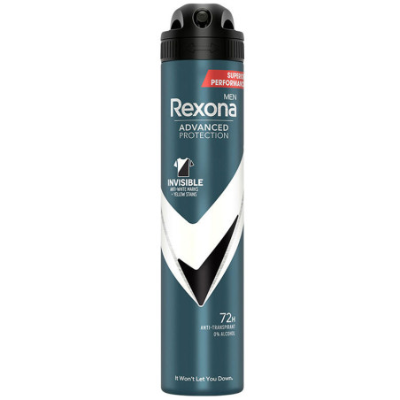 Desodorante Invisible en Spray para Hombre 200 ml - Rexona