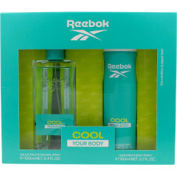 Coffret Cool Your Body - Eau de Toilette 100 ml + Déodorant 150 ml - Reebok