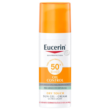 Gel-Crème Zonnebrandolie Controle Dry Touch SPF 50+ Ultra Licht