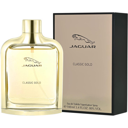 Eau de Toilette Vaporisateur Classic Gold 100 ml Cosmé'Chic - Jaguar