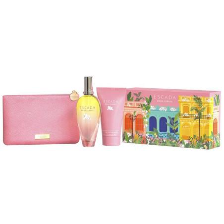 Brisa Cubana Eau de Toilette Set 100 ml + Body Lotion 150 ml + Toiletry Bag - Escada