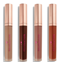 Set of 4 I Heart Chocolate Gloss - Honeycomb / Mocha / Mint Chocolate / Chocolate Fudge - Revolution