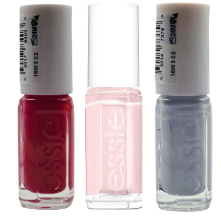 Set de 3 Esmaltes Mini - 60 Really Red / 11 Not Just a Pretty Face / 604 Press Pause - Essie