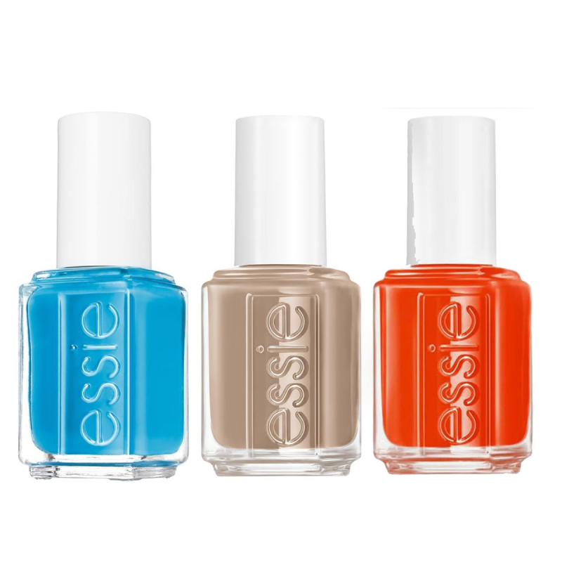 Lot de 3 Vernis à Ongles - 322 Strut Your Stuff/ 865 Hike It Up/ 864 Risk Takers Only - Essie