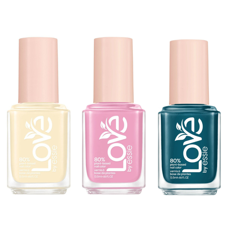 Set of 3 Love by Essie Nail Polishes - 230 On The Brighter Side / 160 Carefree But Caring / 200 Doin' My Best - Essie Set of 3 Love by Essie Nail Polishes - 230 On The Brighter Side / 160 Carefree But Caring / 200 Doin' My Best - Essie
