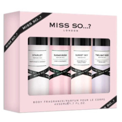 Coffret Brume pour le Corps Femmes 4 x 50 ml - Miss So...?