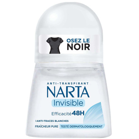 48h Anti-Stain Invisible Deodorant - Pure Freshness 50ml - Narta