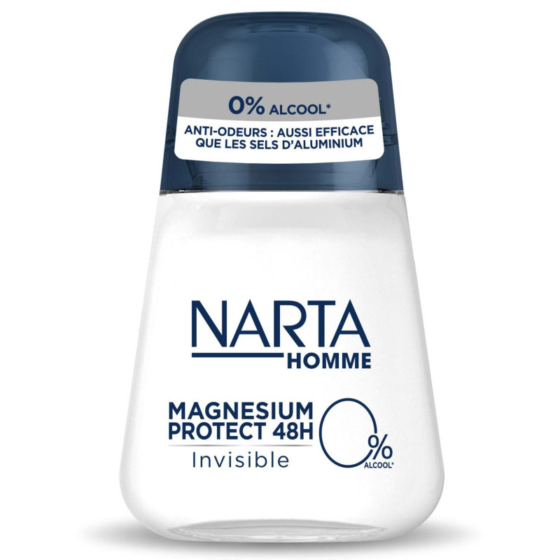 Heren Deodorant 0% Alcohol Invisible - Magnesium Protect 50ml - Narta