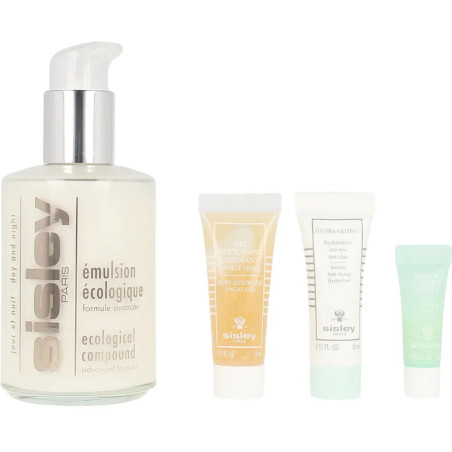 Ecologisch Set - Gezichtsemulsie 125 ml + Reinigingsgel 10 ml + Hydraterende Crème 10 ml + Oogcontourmasker 2 ml