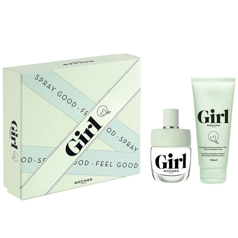 Zestaw Girl - Woda toaletowa 60 ml + Żel peelingujący 100 ml - Rochas